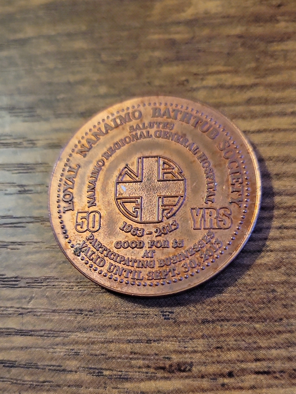 Copper-Tone Collectible Medallion Coin